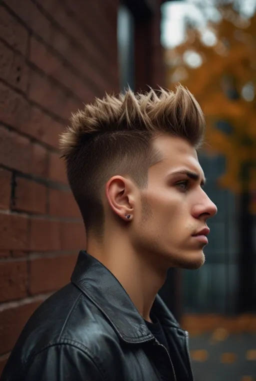 11. Faux Hawk with Tapered Sides