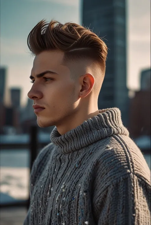11. Undercut with a Sweater Look
