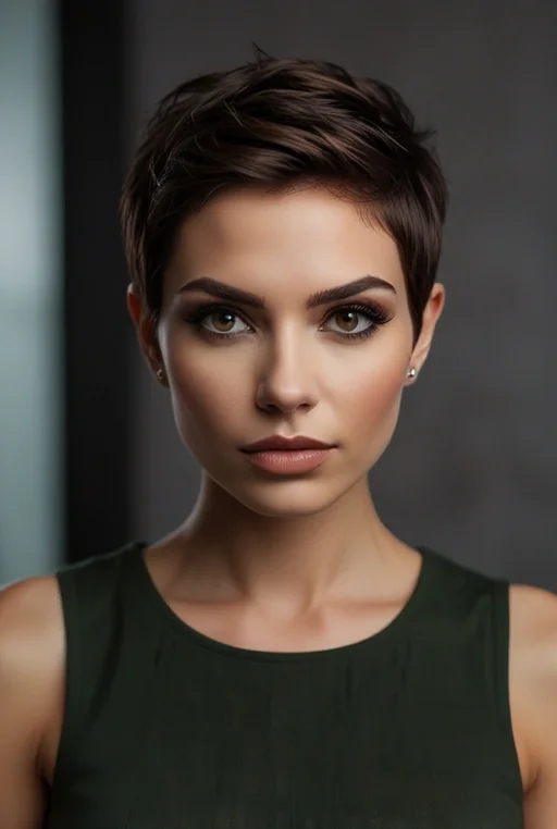12. Sassy Side-Parted Pixie
