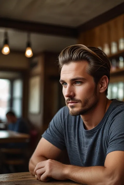 13. Messy Slicked Back with a Natural Finish