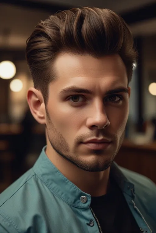 13. Mid Fade with Quiff