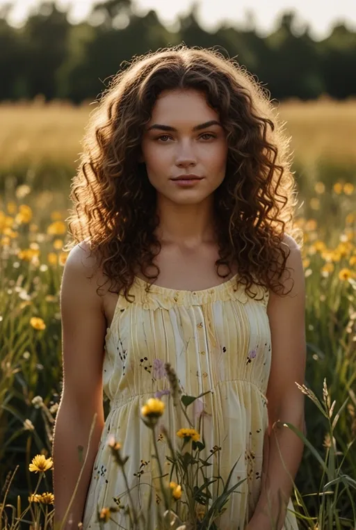 13. Natural Curls with Sun-Kissed Highlights