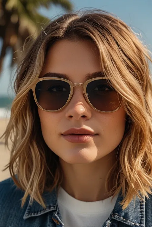 13. Textured Lob with Square Glasses