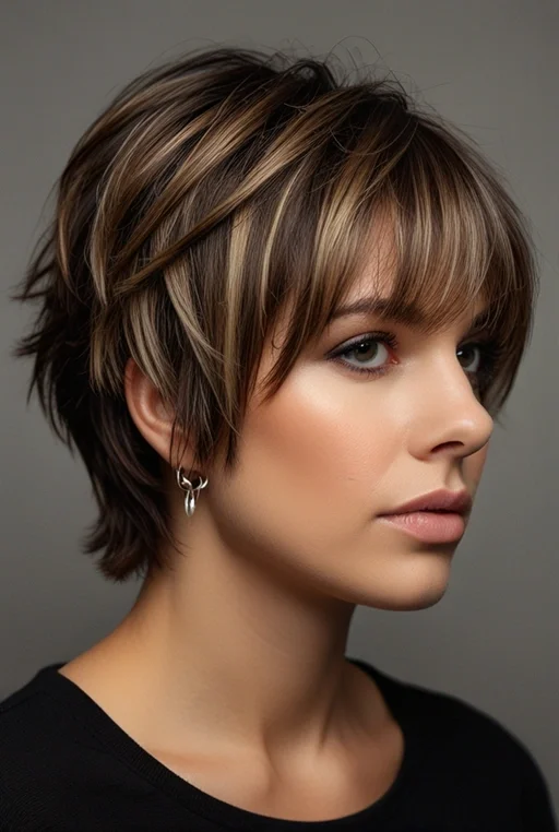 17. Layered Tapered Cut