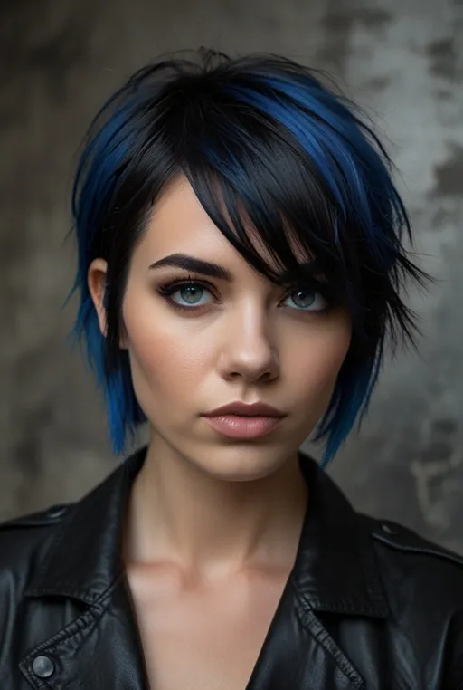 19. Short Razor Cut with Edgy Fringe