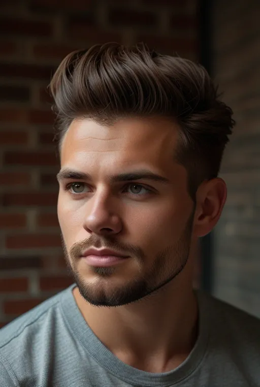 2. Modern Pompadour with High Fade