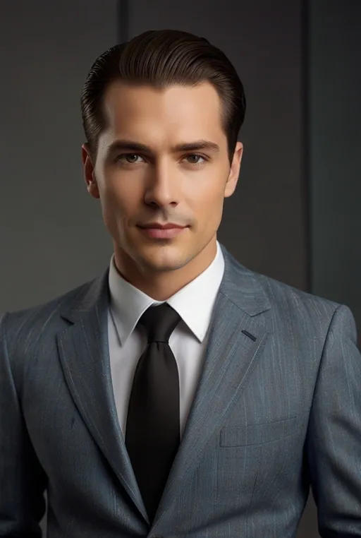 21. Side-Swept Slicked Back Look
