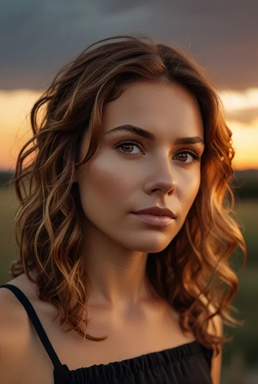 22. Cinnamon Brown With Golden Highlights