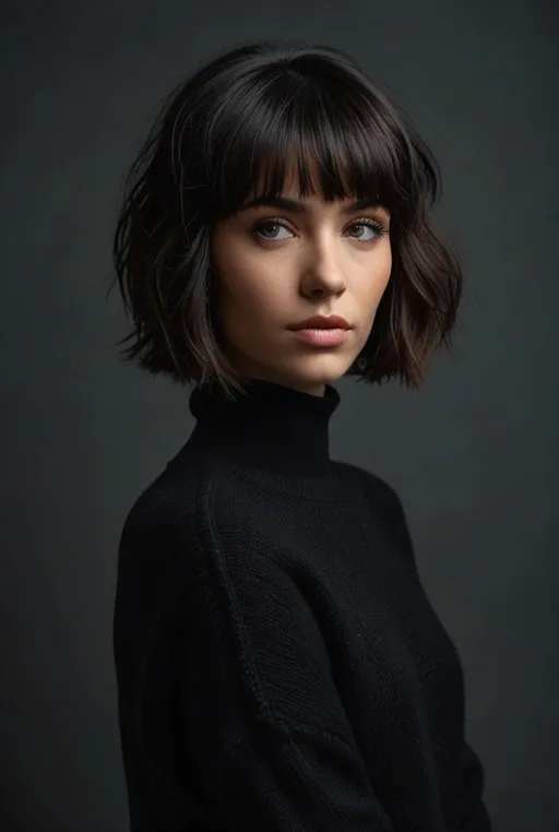 24. Shaggy Bob with Edgy Angular Cut