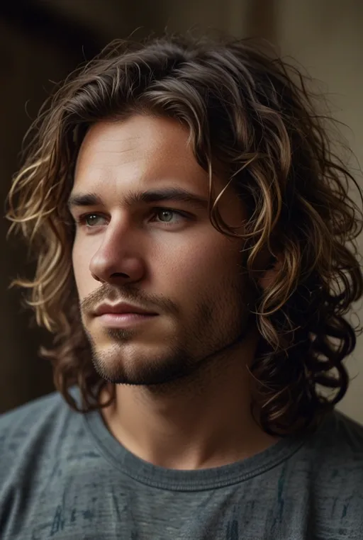 3. Messy Wavy Hairstyle
