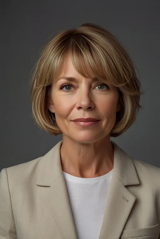 4. Classic Shaggy Bob with Feathered Ends