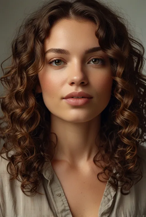 4. Shoulder-Length Curly Layers