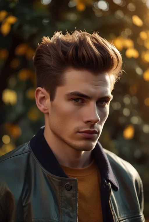 8. Textured Quiff with Tapered Sides