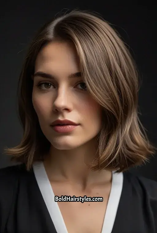 1. Blunt Bob with Soft Waves