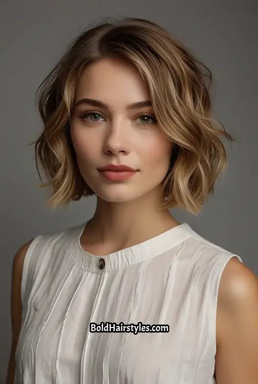 1. Textured Bob for Volume