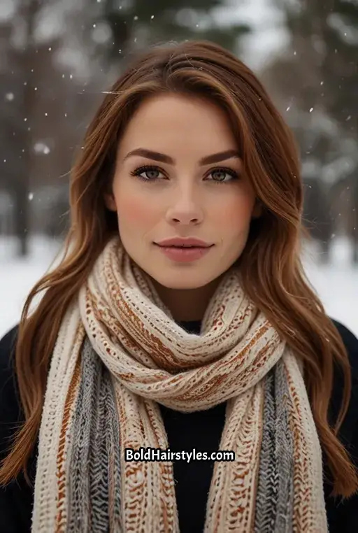 10. Brown Sugar Hair with Subtle Copper Highlights