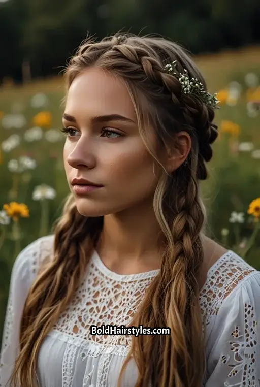 10. Dark Sandy Blonde Braided Crown
