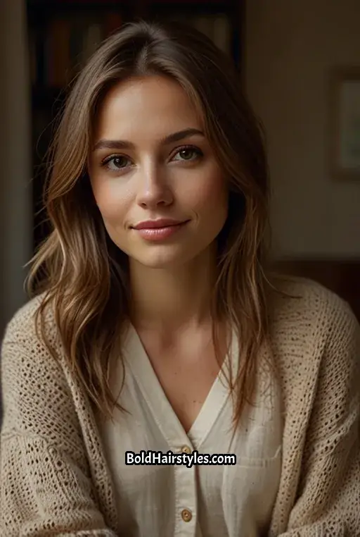10. Medium Brown and Blonde Highlights