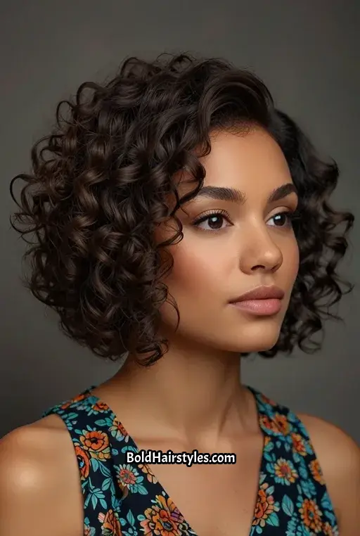 11. Curly Bob with Defined Texture