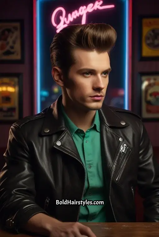 11. Pompadour-Inspired Quiff