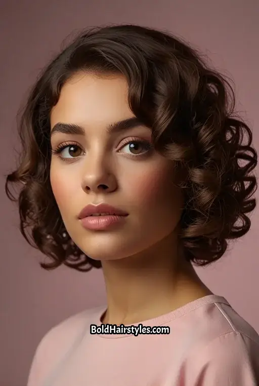 11. Short Curly Bob