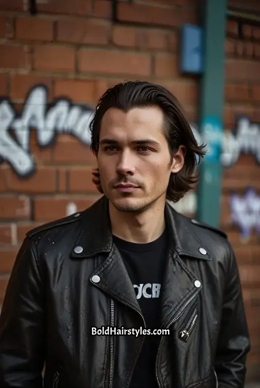 12. Disheveled Middle Part