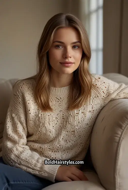 12. Light Brown with Subtle Blonde Highlights