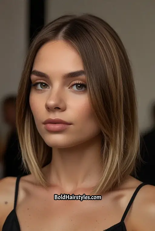 13. Voluminous Blunt Lob