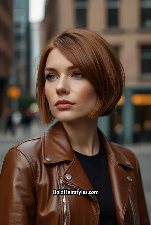 13. Warm Copper Brown Bob