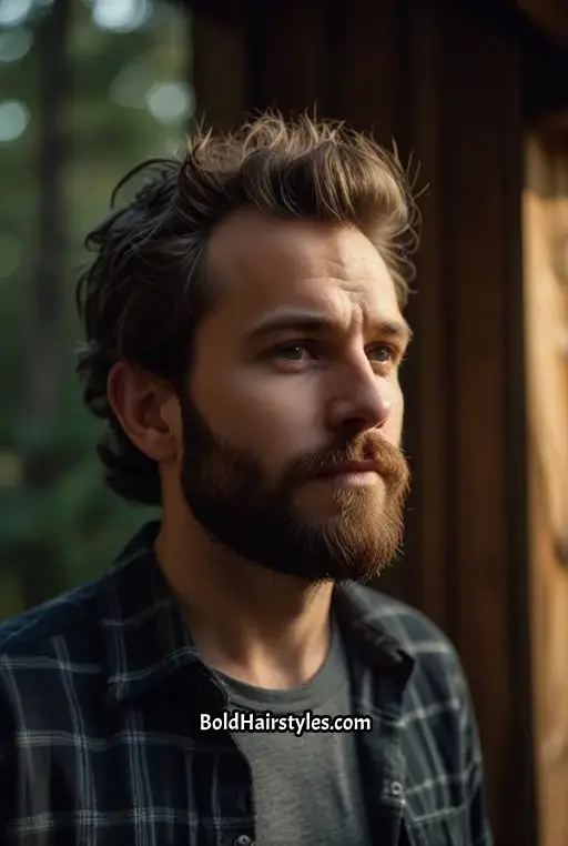 15. Casual Bedhead with Beard