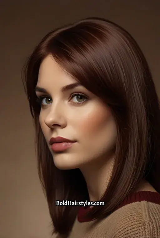 15. Deep Brown with Auburn Tones