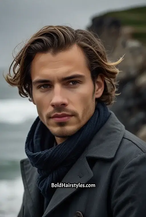 16. Windswept Medium-Length Hair