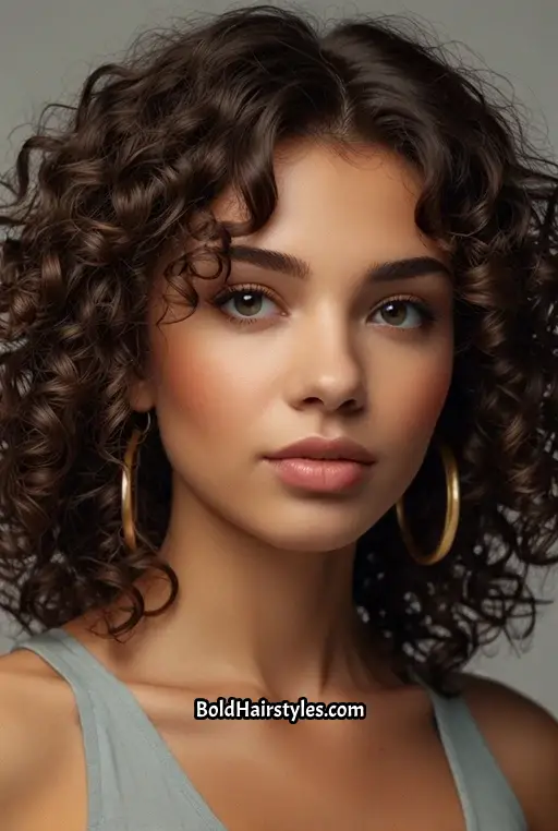 18. Cropped Curly Hairstyle