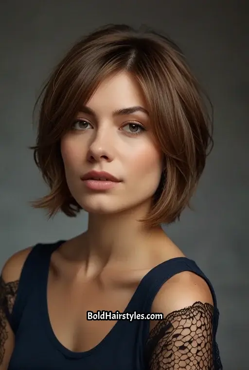 19. Full Side-Swept Bob