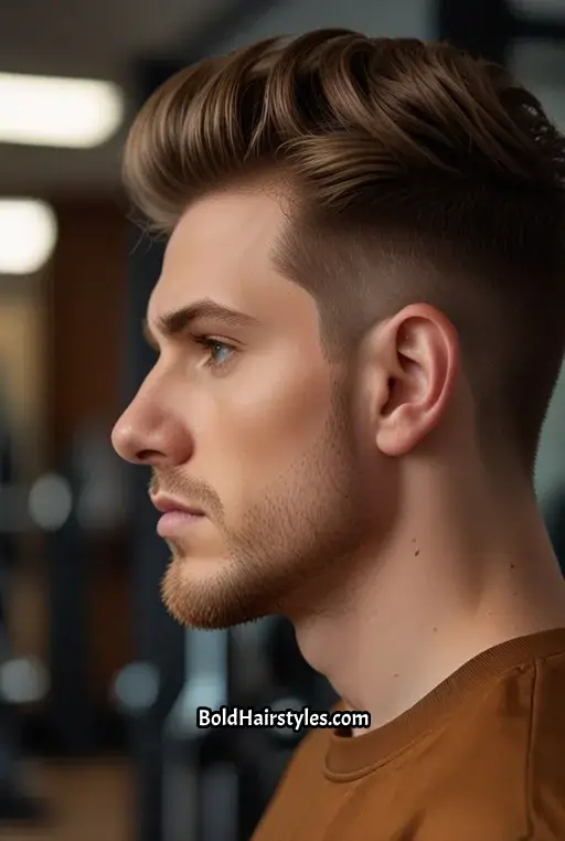 19. High Quiff with Highlights