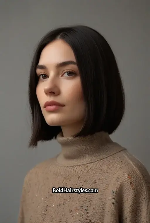 2. Classic Bob with Blunt Ends