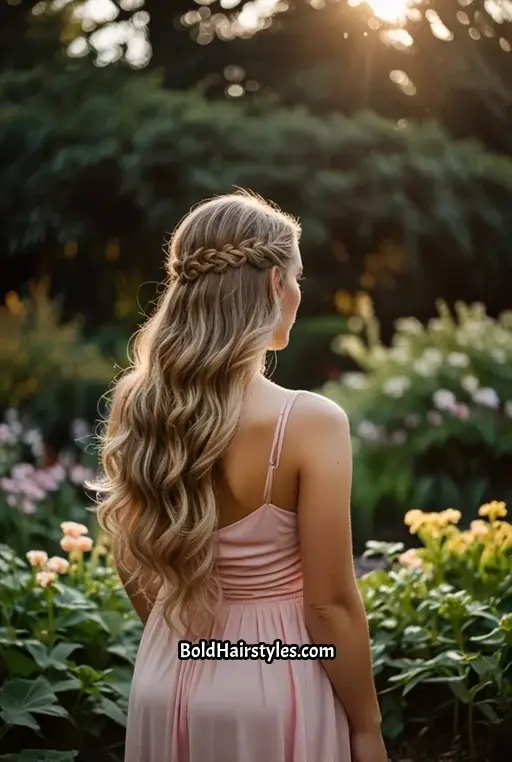 20. Dark Sandy Blonde Waterfall Braid