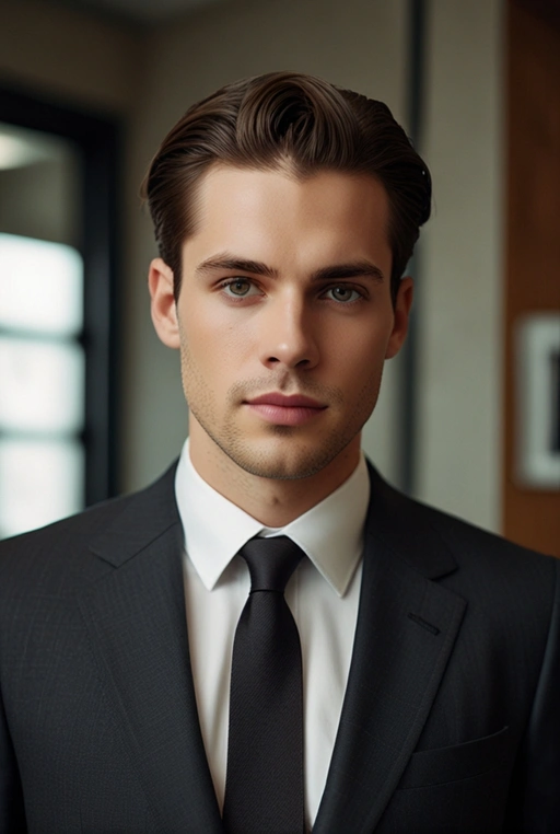 22. Straight With a Sharp Part