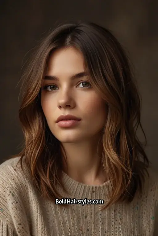 22. Tousled Medium Cut with Subtle Layers