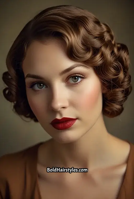 24. Curly Finger Waves