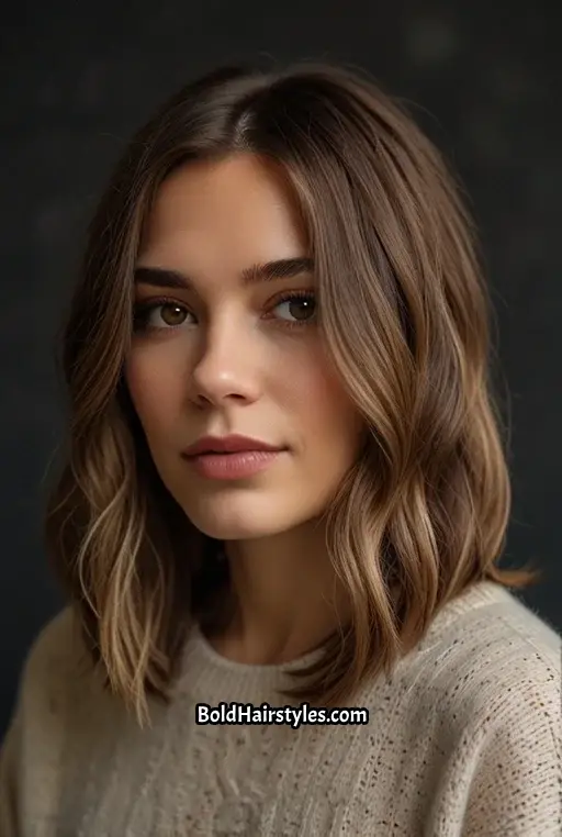 4. Layered Lob with Subtle Waves