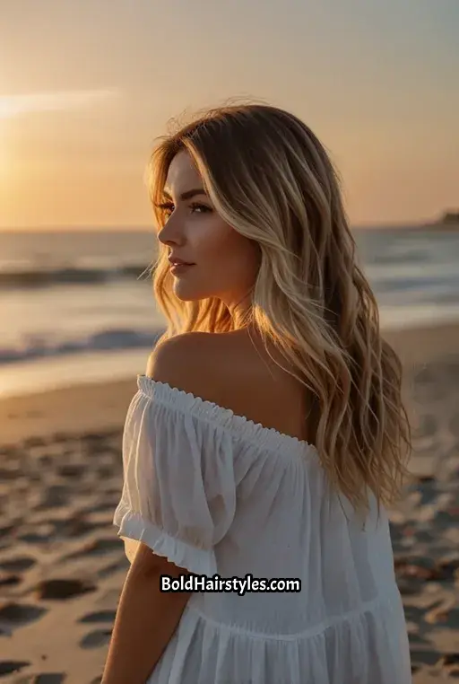 6. Honey Brown with Blonde Ombre