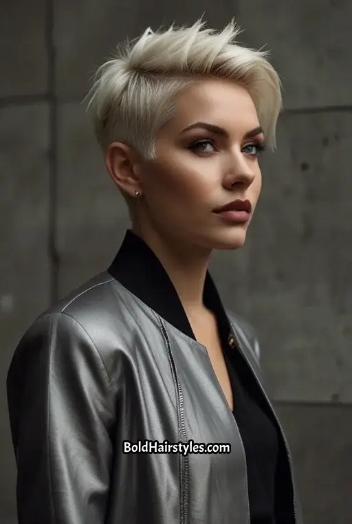 7. Undercut Pixie with Volume on Top