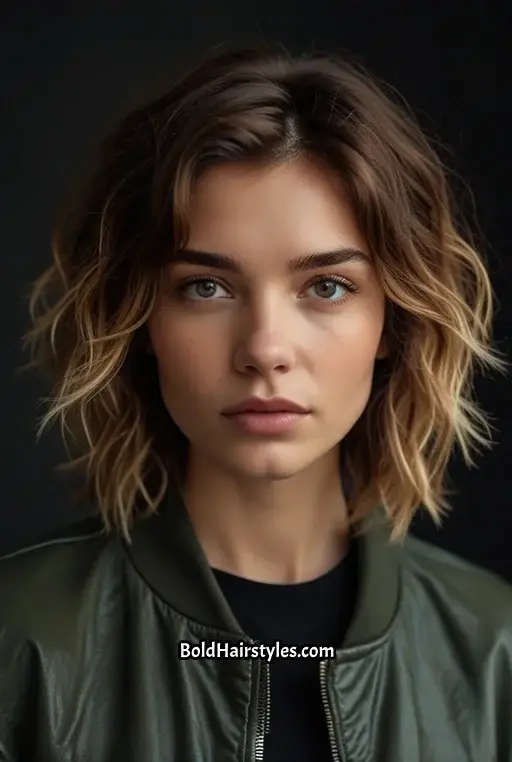 7. Wavy Shag Cut