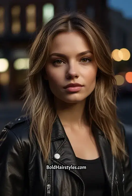 8. Textured Brown Sugar Hair with Ash Blonde Highlights