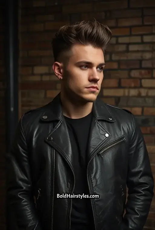 1. Modern Undercut with Textured Top
