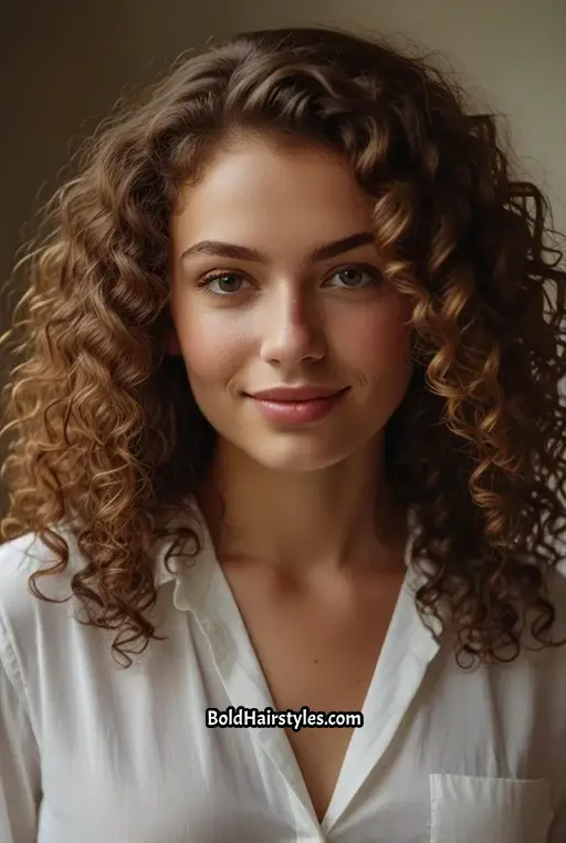 1. Natural Curly Hair with Defined Curls