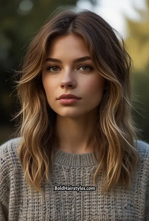 10. Medium Shag with Tousled Front Layers