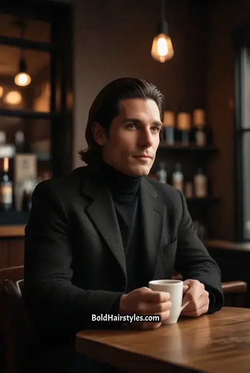 10. Shoulder Length Hair with Middle Part