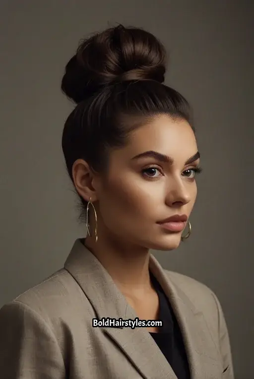 10. Voluminous Top Knot